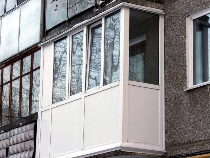 Холодное остекление балкона - фото 134
