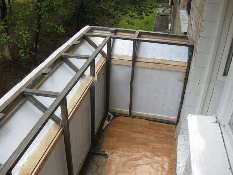 Крыша на балкон и лоджию - фото 112